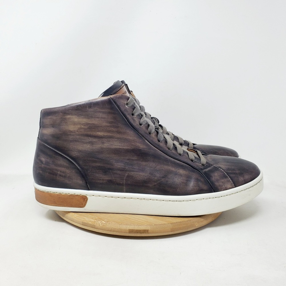 Magnanni Costa Hi Shoes Mens 11 Leather Comfort Sneaker Business Casual High Top